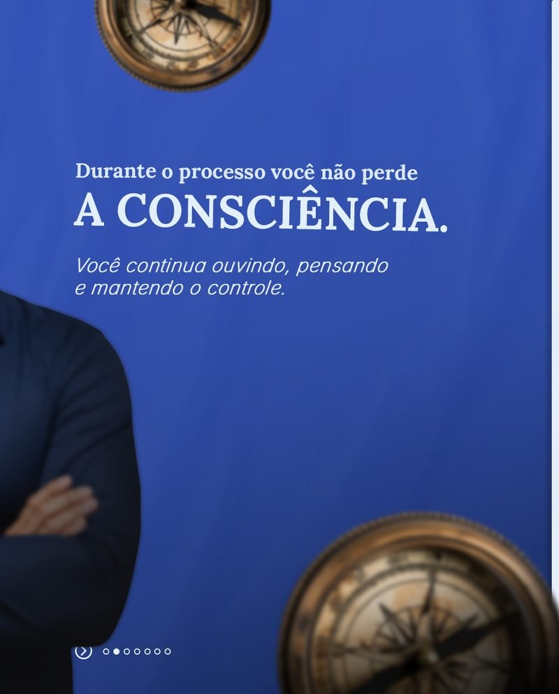 Durante o processo você não perde a consciência — post no Instagram de Elauri Márcio